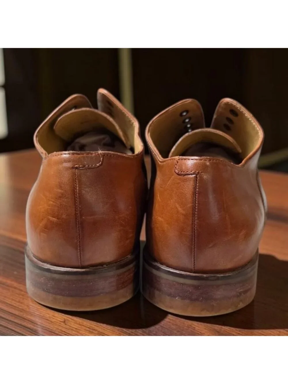 Cole Haan Kennedy Grand Medallion Men's Oxford Brown Leather Shoes Size 8 M